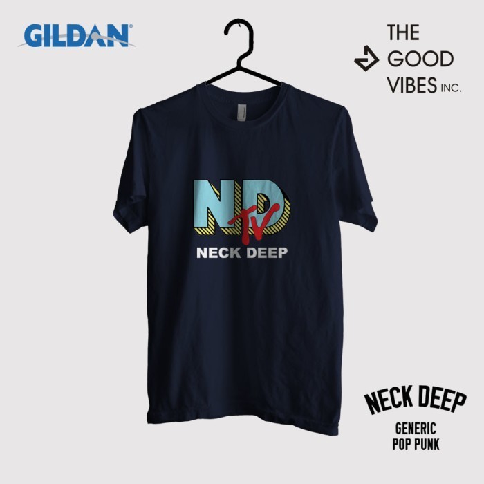 Kaos Band Neck Deep Original Gildan - Ndtv