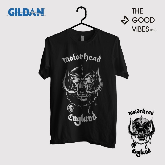 Kaos Band Motorhead Original Gildan - Logo