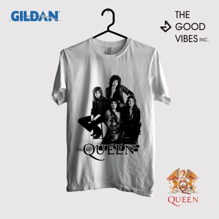 Kaos Band Queen Original Gildan - Photoshoot
