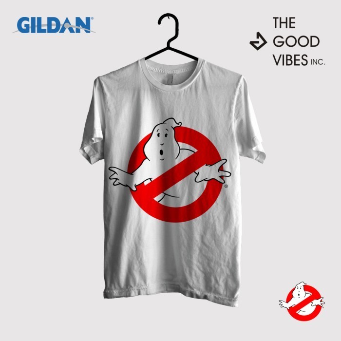 Kaos Film Ghostbusters Original Gildan - Logo