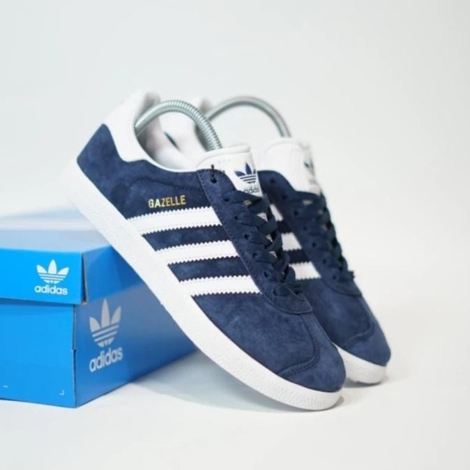 Sepatu Adidas Gazelle Navy White Original Vietnam Bnib  Garismula