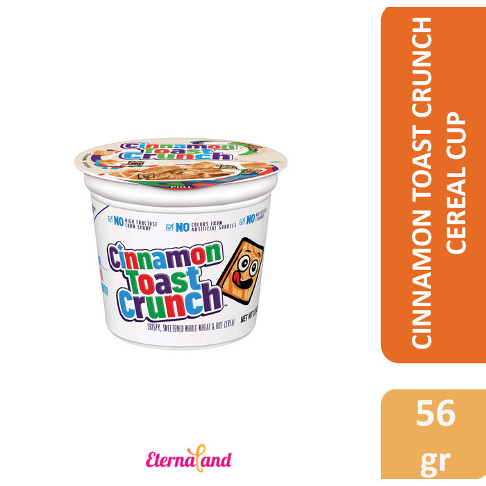 

Orea - Cinnamon Toast Crunch Cereal Cup - Sereal Rasa Kayu Manis
