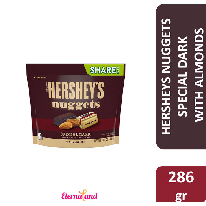 

Orea - Hershey'S Nuggets Special Dark With Almonds - Cokelat Hitam Isi Kacang