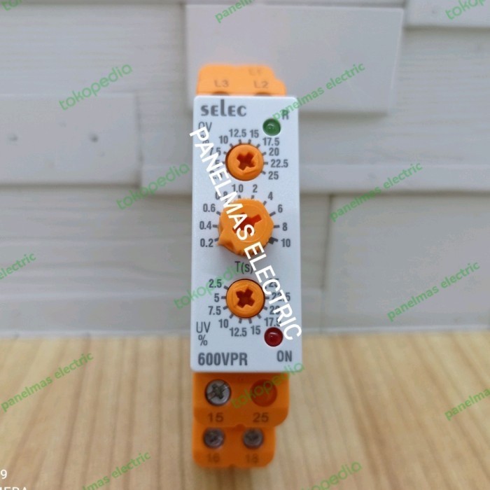 Selec Voltage Protection Relay 600Vpr Vpr Proteksi Tegangan Pfr