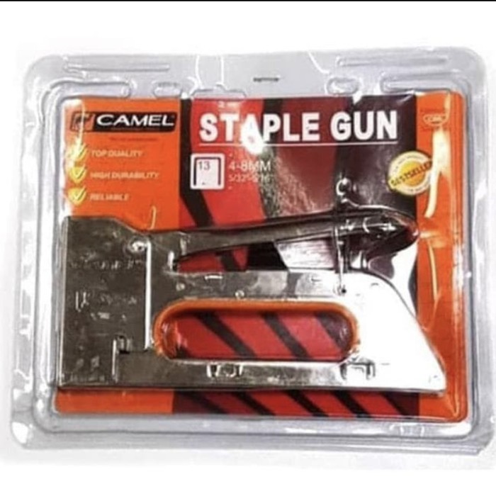 STAPLES TEMBAK CAMEL / STAPLE GUN CAMEL / TEMBAKAN STAPLES TEMBAK