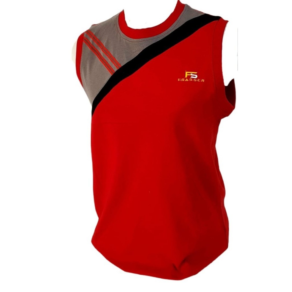 Kaos Singlet Kutungan Frasser Conquer 7725 Merah