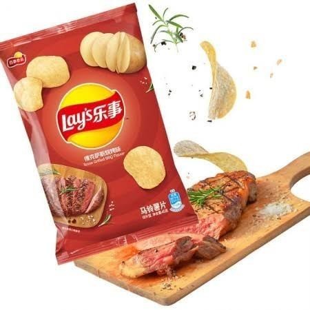 

Lay'S Texas Bbq Potato Chips - Snack Kentang Lays China 057
