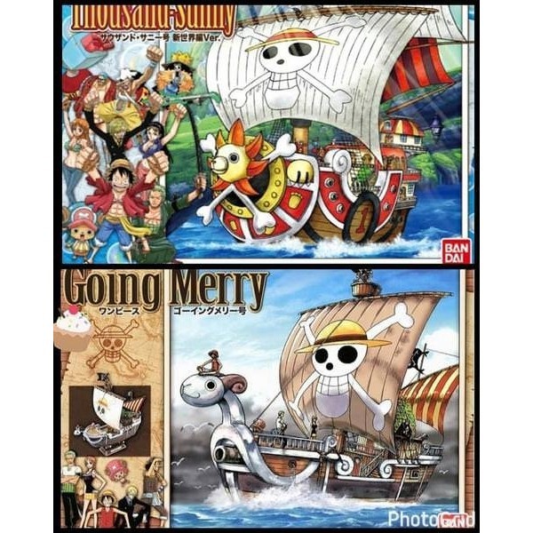 Kapal Thousand Sunny Kapal Going Merry Kapal One Piece ORI BANDAI NEW