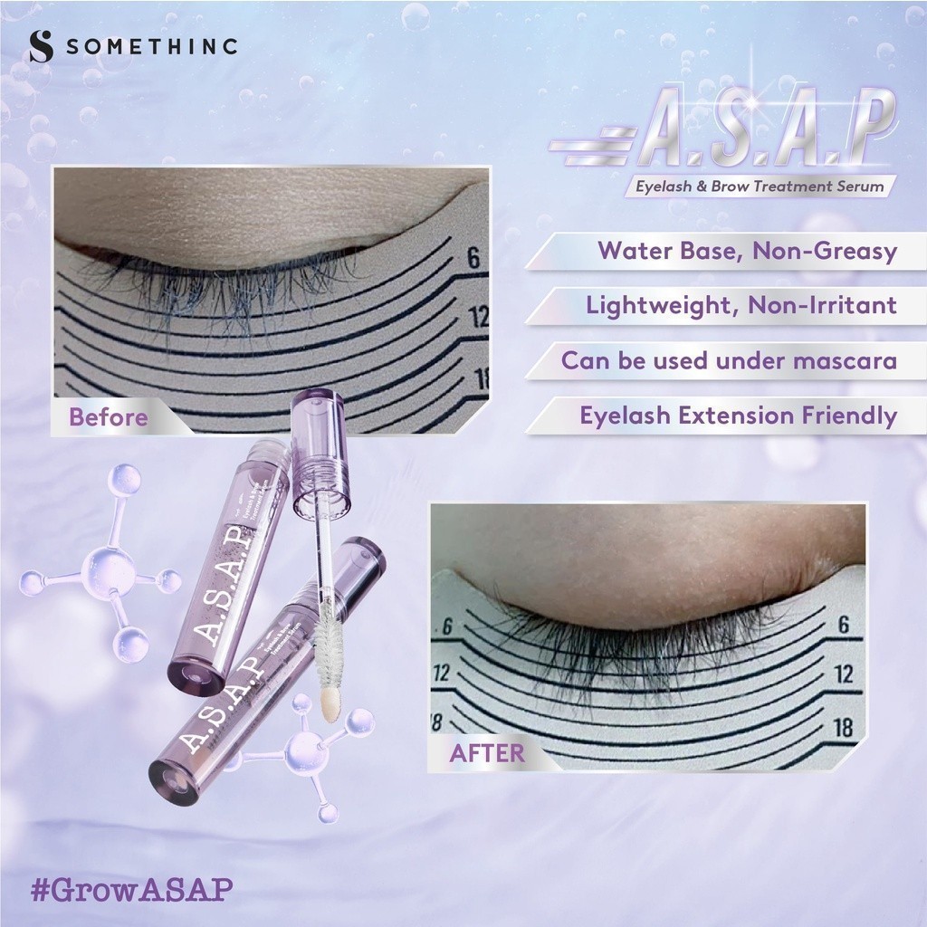 SOMETHINC ASAP Eyelash & Brow Treatment Serum - (Serum Bulu Mata dan Alis) Image 4