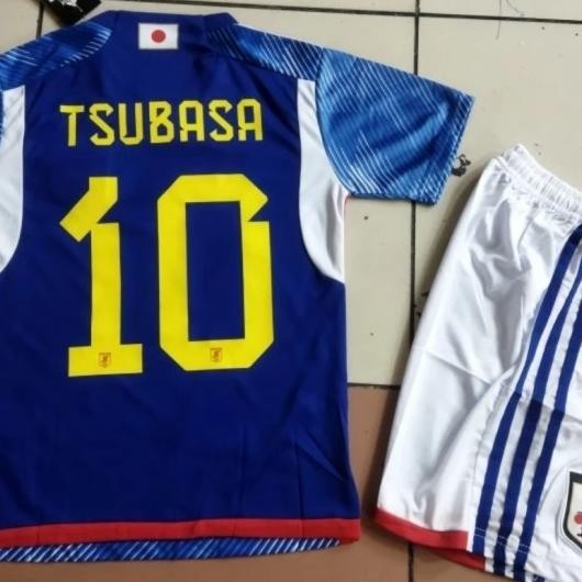 Jersey Baju Bola Jepang Home Kids Anak 2022 + Nameset