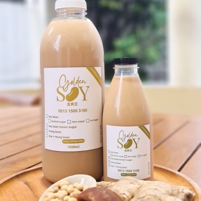 

Red Ginger Soy Lk / Susu Kacang Kedelai Jahe Merah + Gula Aren