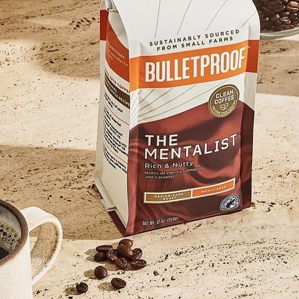 

Bulletproof Whole Bean Coffee Original Mentalist French Medium Dark ___maxie
