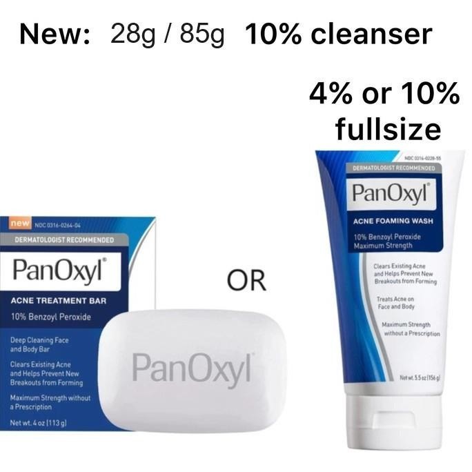 PanOxyl Creamy Acne Wash 4% 10% Benzoyl Peroxide Face Cleanser ___maxie