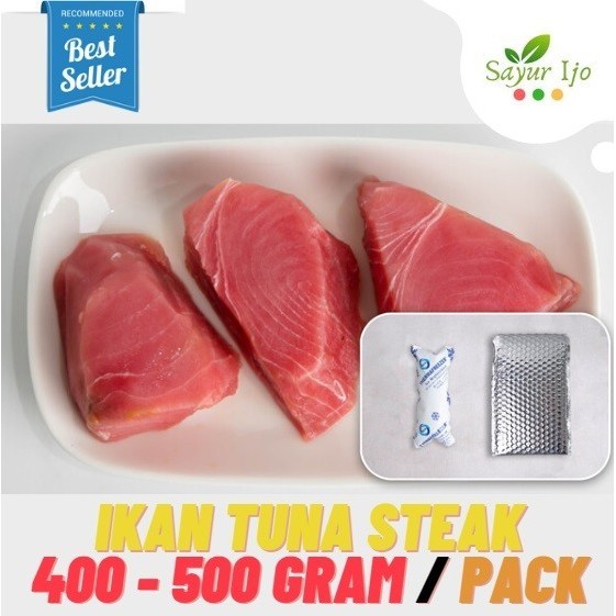 

Ayala - Ikan Tuna Steak 400 - 500 Gr / Pack Fresh Frozen Seafood Daging Segar