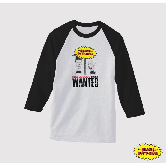 Raglan Beavis And Butthead - Beavis Wanted