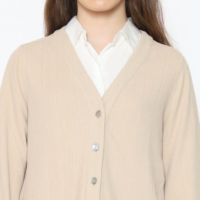 Rodeo - Cardigan Wanita - Greysie Cardigan - Cream