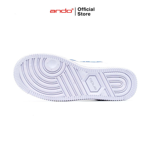 best seller ando official sepatu sneakers curtiz duo pria dewasa - putih/biru