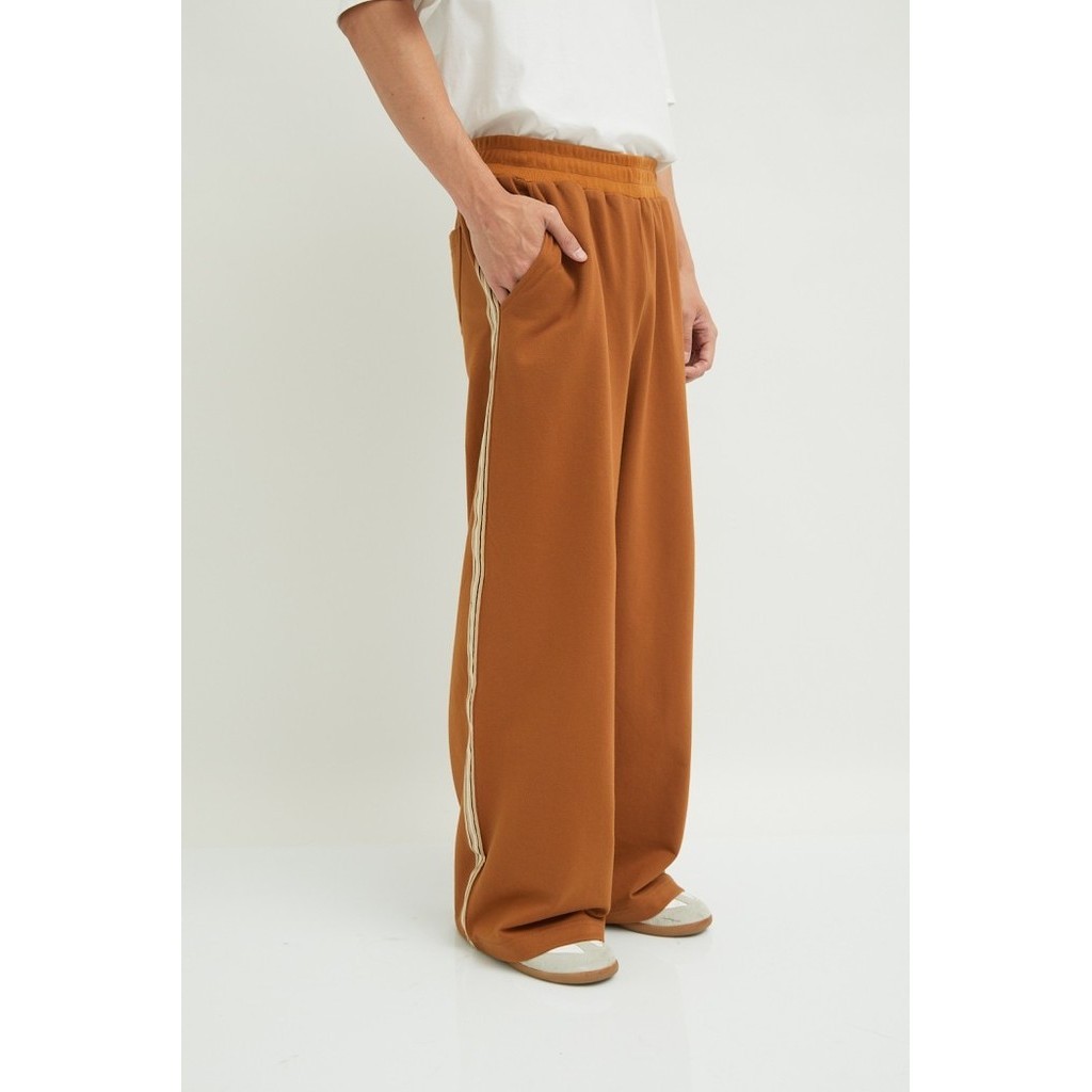 Shopatvelvet - Kent Lystia Soho Stripe Pants Brown Unisex
