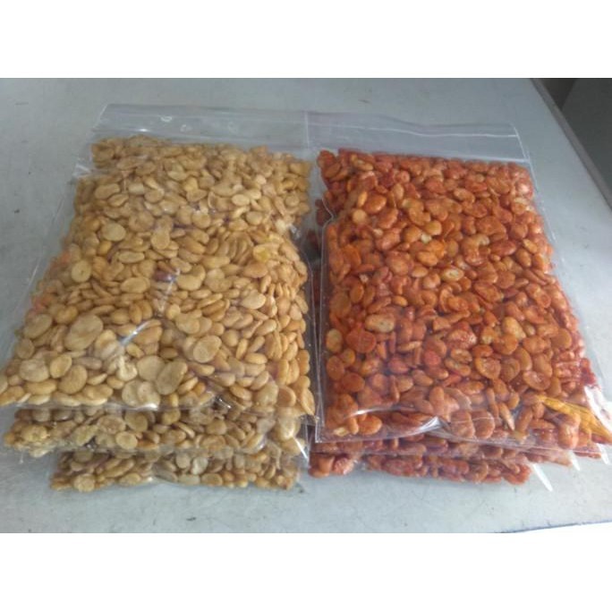 

kacang koro kupas merk jaipong ada 2 rasa pilihan