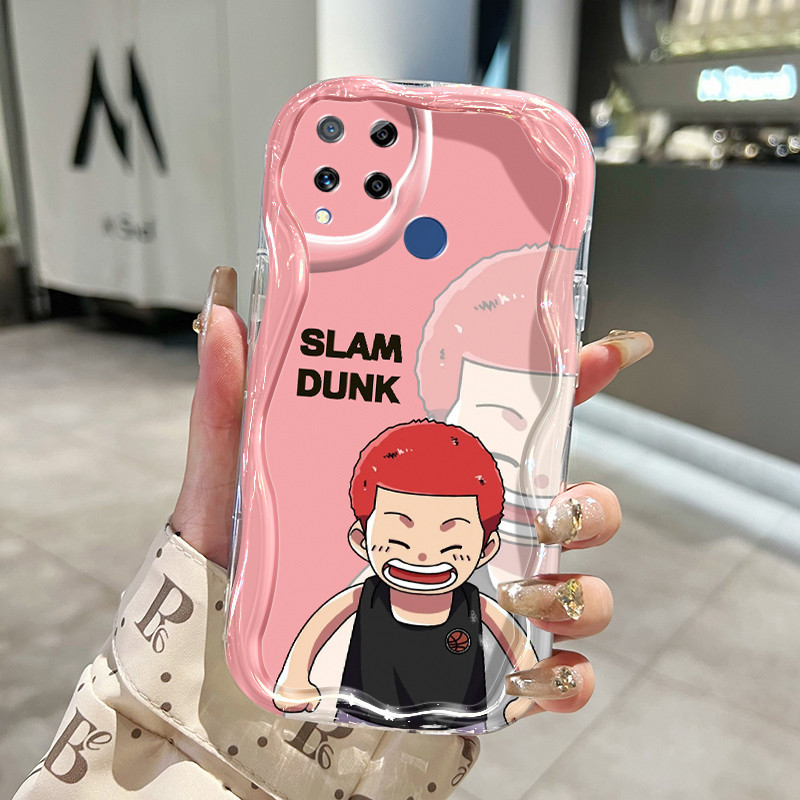 Casing Hp Realme C15 Case Kesing pelindung silikon Softcase lembut baru HP telepon pola Anak laki-la