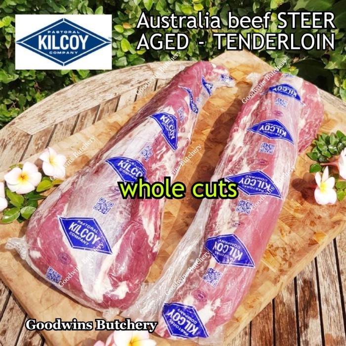 

Ayala - 1.5Kg Beef S (Steer) Tenderloin Steak 2" 5Cm Thick Australia Kilcoy