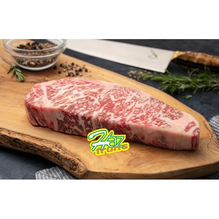 

Ayala - Ryou Striploin Beef Steak 7 Pcs / 160 Gram - Premium Beef 1.12 Kg