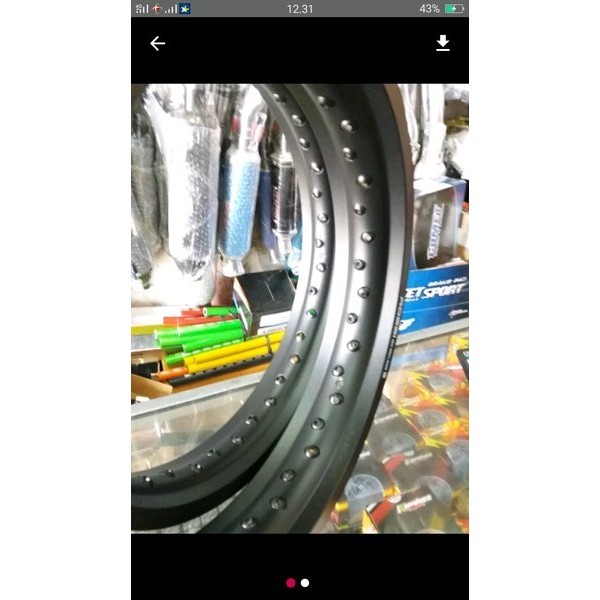 Velg Rossi Ukuran 185-160 Ring 17 Sepasang