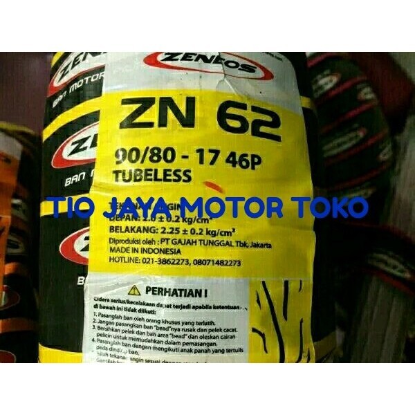 Ban Zeneos 90-80-17 Type Zn62 Sport Race Tubles