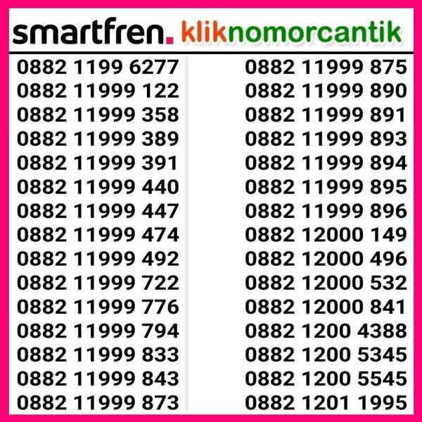 Nomor Cantik Smartfren Kartu Perdana Smartfren.3