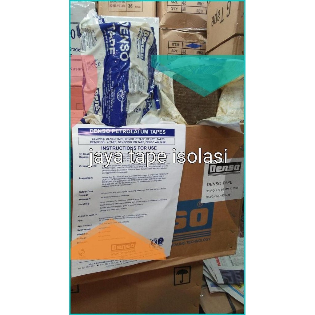 

Denso tape 6"-wrapping tape-anti corossion-isolasi pipa air asin 19F3B