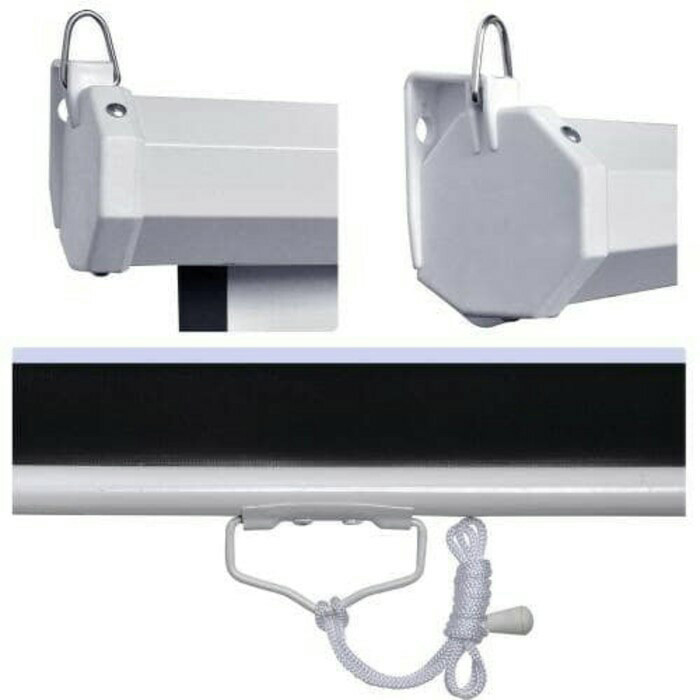 Projector Manual 150" 4:3 / Layar Proyektor Gantung 150" 4:3