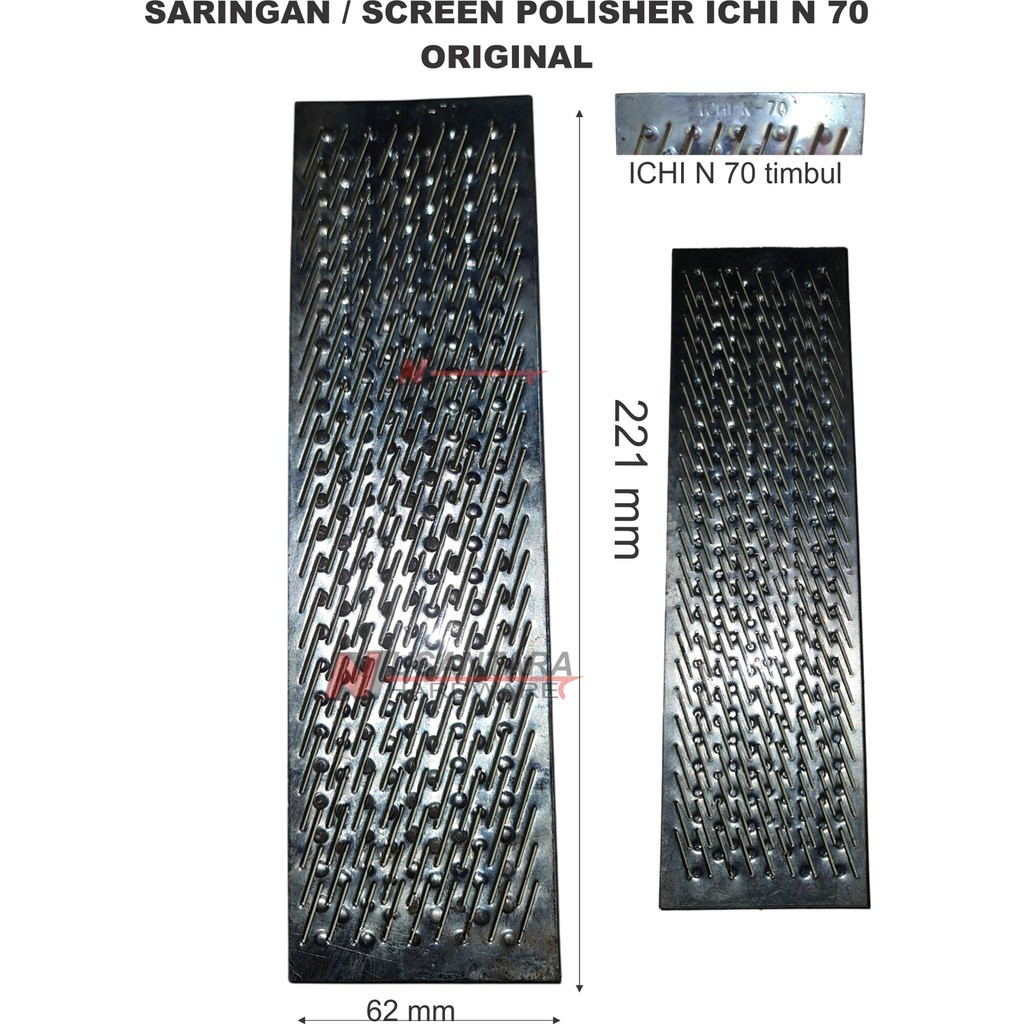 saringan polisher n70 ichi,screen polisher ichi,sarangan polisher ichi n70,saringan mesin poles bera