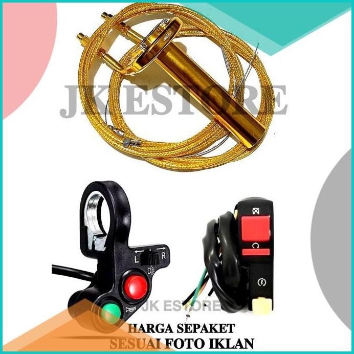 Paket Selongsong Gas Spontan Domino Slim Full CNC (PAKET 5 ITEM) 19F3B