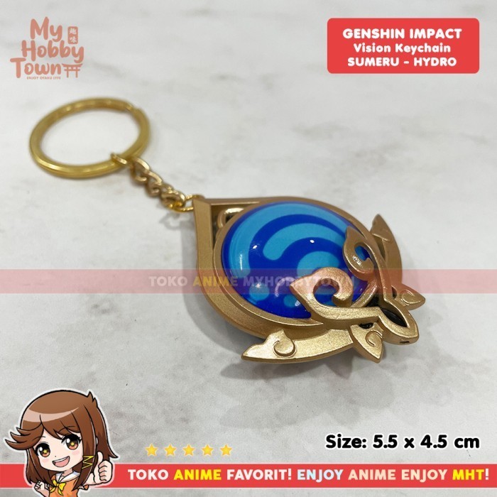 Gantungan Kunci Vision Genshin Impact Sumeru Glow In The Dark