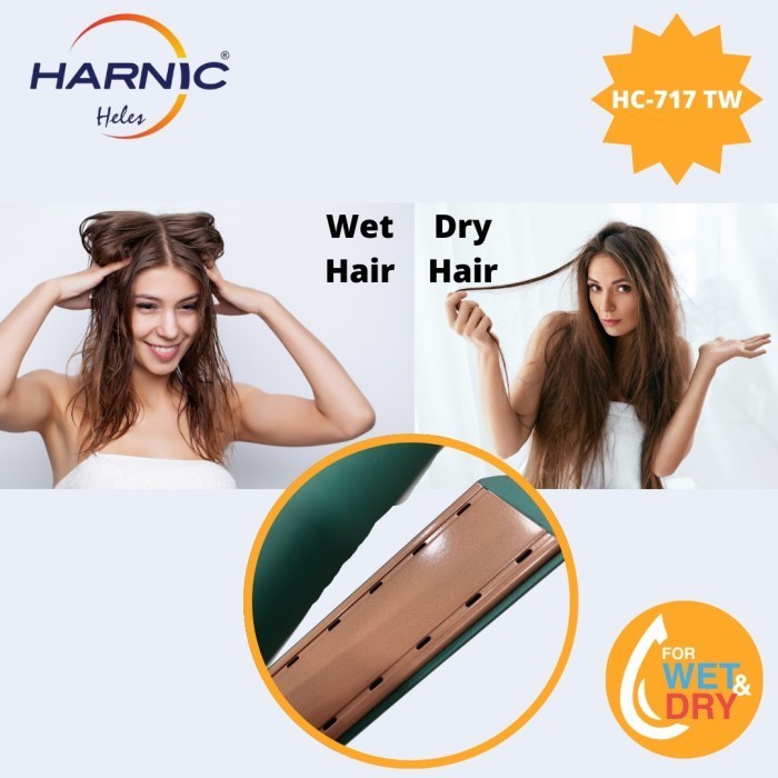 

Heles Hl-717 Wet & Dry ~ Catokan / Hair Strahtener