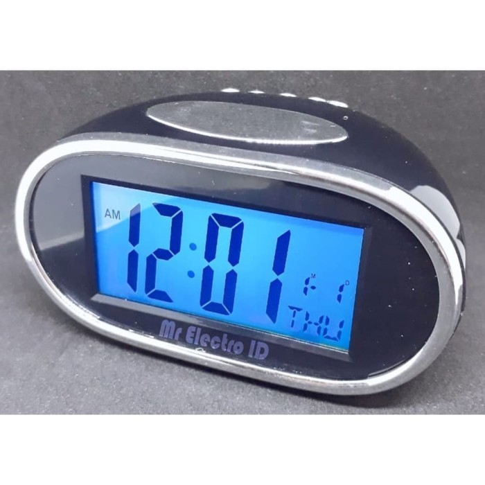 

004 Jam Weker - Jam Dital - Jam Meja - Kalender - Al - Backlit