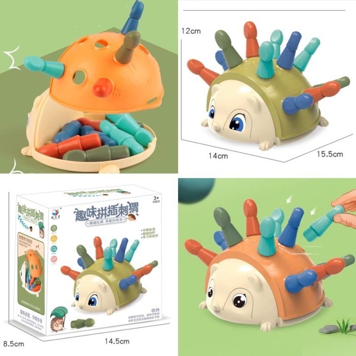 

Hedgehog Match Puzzle Plug In Motoric Toy