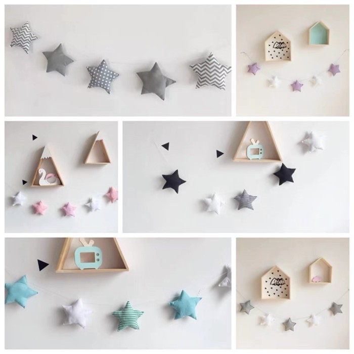 

Dekorasi Dinding Kamar Anak Bintang Star Banner Decoration