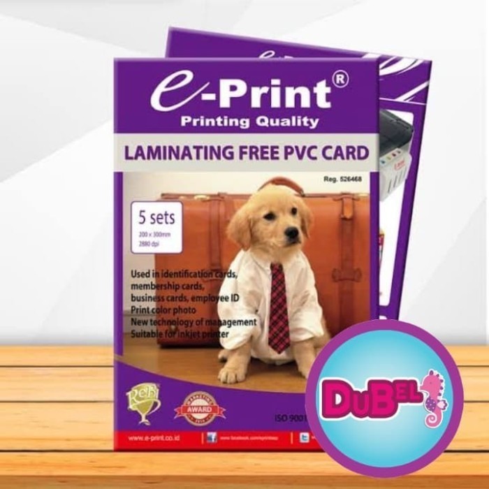 

Pvc E- A4 Bahan Id Card 5 Set