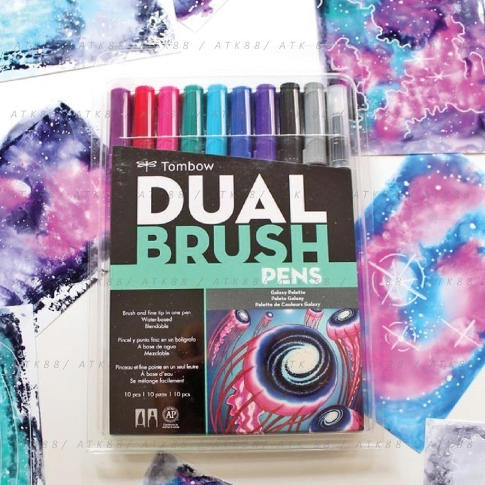 

Tombow Dual Brush Pen Set 10 - Galaxy Palette