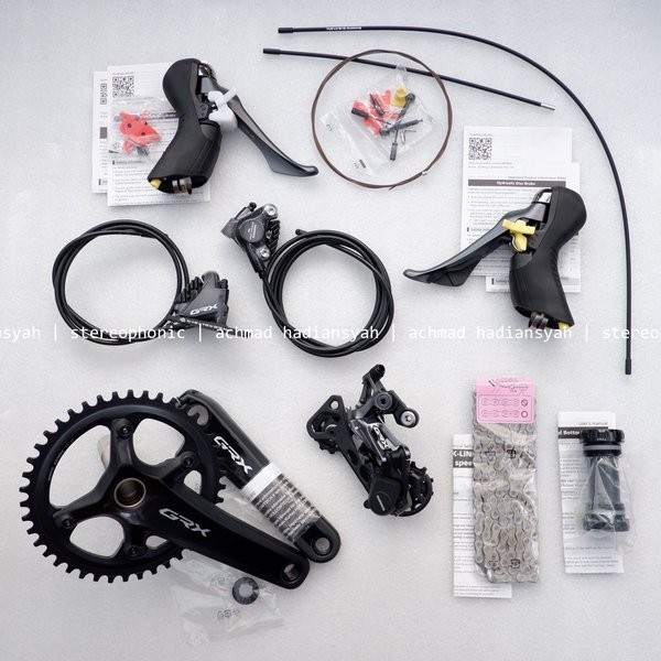 New Bnib Original.. Groupset Shimano Grx 1X11Speed Groupset Grx 1X11 Brifter Grx Hidrolik Caliper