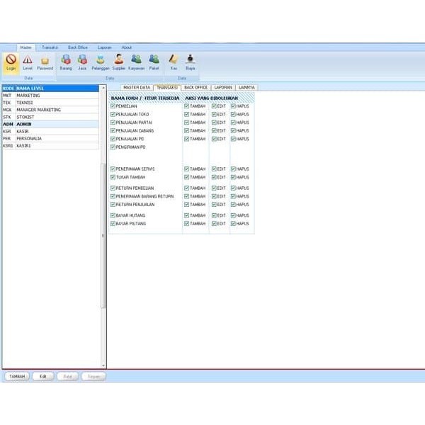 Software Aplikasi Toko Komputer & service Berlisensi Fitur lengkap