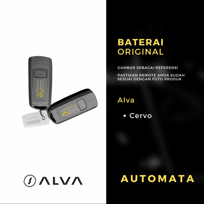 Produk Terbaru Baterai Remote Kunci Keyless Alva Cervo Original Panasonic