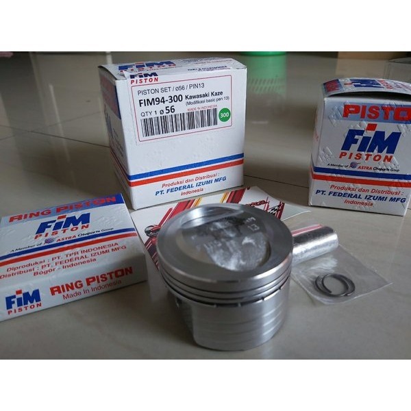 PISTON KIT SEHER FIM 94 - 300 IZUMI RACING KAWASAKI KAZE JUPITER Z VEGA R TERBARU NON MOTO1 CLD