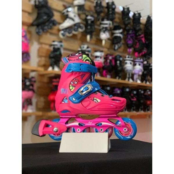 Sepatu Roda Anak Inline Skate Freestyle Z0 Pink