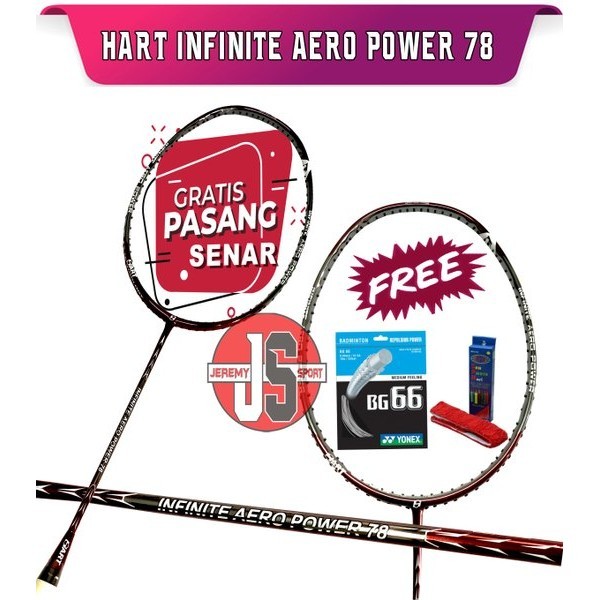 Raket Hart Infinite Aero Power 78 Original OVERSIZE