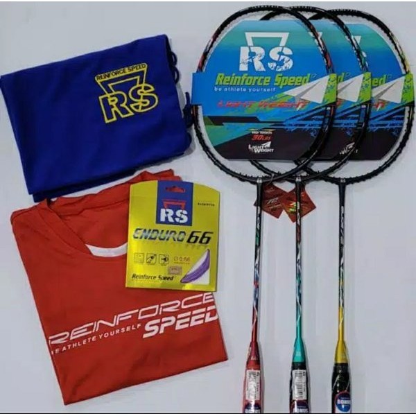 Raket ringan 72 gr RS Glide 72 original tarik 30 Lbs