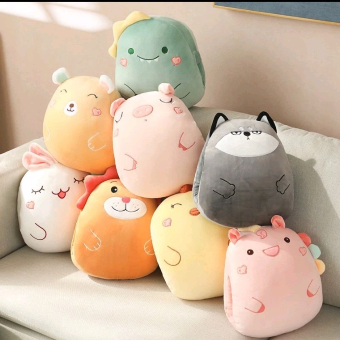 PROMO TERBATAS BONMUT SELIMUT BONEKA DENGAN PENGHANGAT TANGAN BONEKA BANTAL SELIMUT