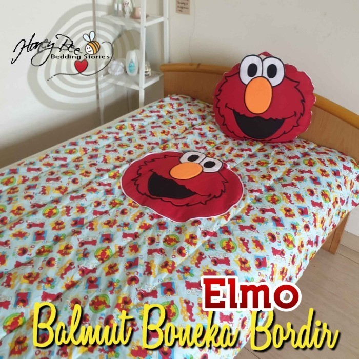 PROMO TERBATAS Balmut Boneka (Bantal Selimut) Karakter Unik OSCAR Sesame Street