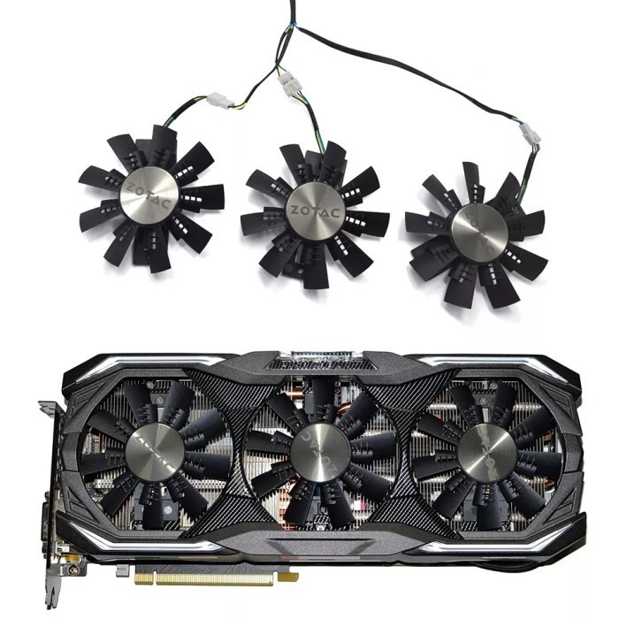 Fan Zotac Gtx 1070 10 Ti 980 Ti Amp Extreme 85Mm 4Oem